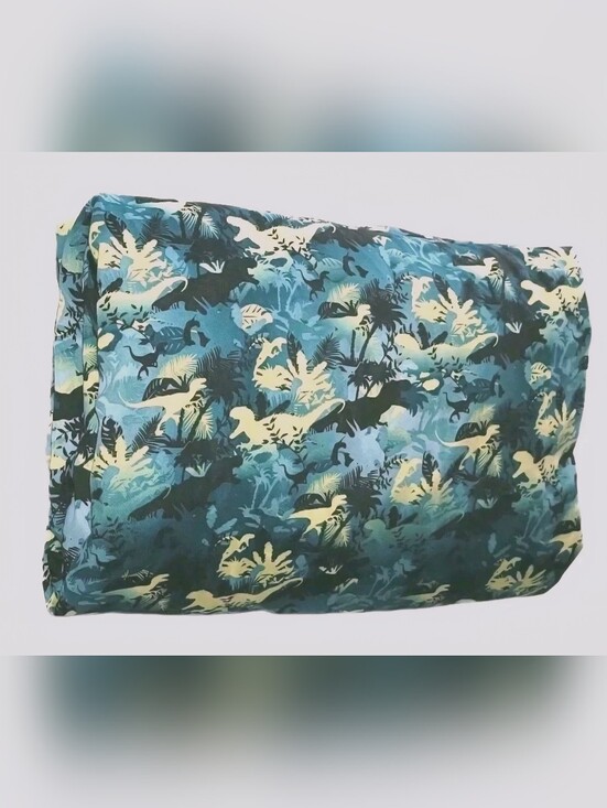 Jurassic World Other - Jurassic World Dinosaurs Twin Fitted Sheet  Black, Blue, Yellow  Pre-Owned